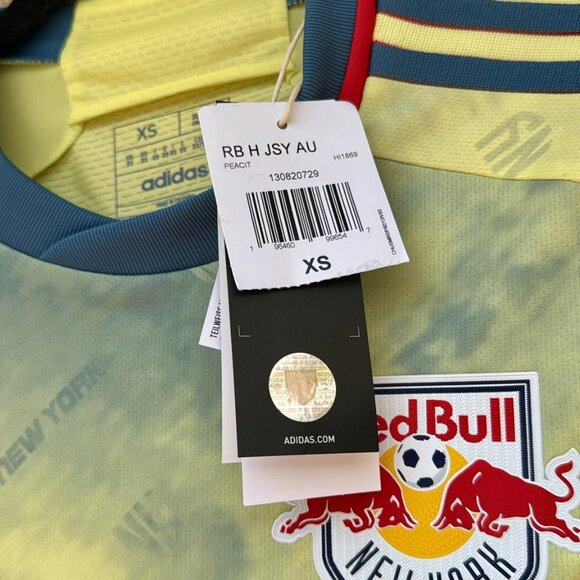 Adidas Men's Soccer New York Red Bull Daniel Patrick 23/24 Home Jersey XS - Picture 4 of 6